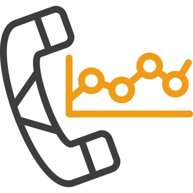 Telefon ikonunu ara. Web için telefon vektör simgelerinin özet çizimi