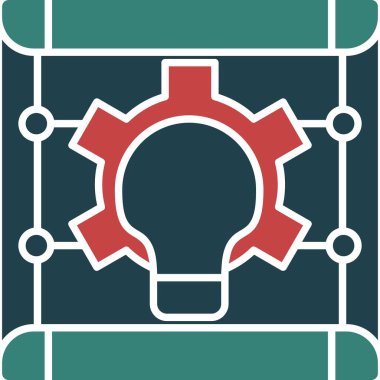 dişli simgesi vektör illüstrasyonu