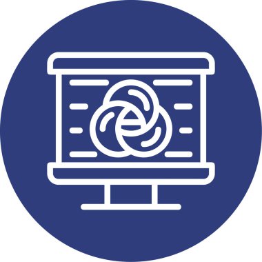 Web sayfası ikon vektör illüstrasyonu