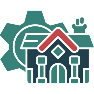 ev logosu tasarım vektörü, bina binası, emlak konsepti, emlak logosu simgesi