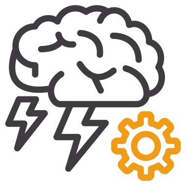 beyin fırtınası vektör simgesi