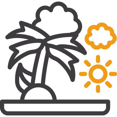 Güneş. Web simgesi basit illüstrasyon