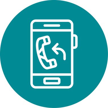 cep telefonu ikonu vektör illüstrasyonu