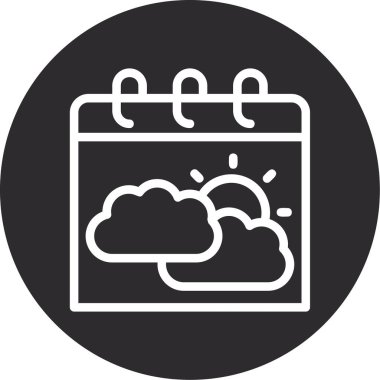 Bulut. Web simgesi basit illüstrasyon