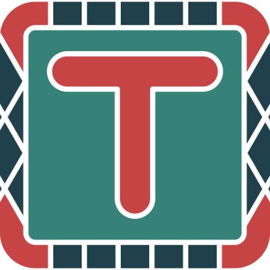 Alfabe harfi uygulaması için bir arkaplan vektör illüstrasyonu