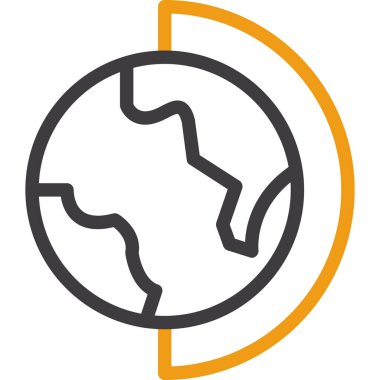 toprak simgesi vektör illüstrasyonu