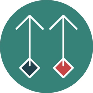 ok simgesinin vektör illüstrasyonu