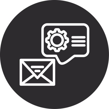 Seo simgesinin vektör illüstrasyonu