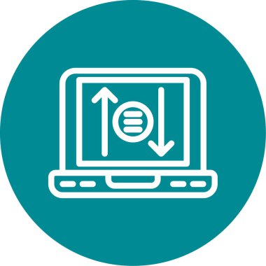 seo modern simgesinin vektör illüstrasyonu