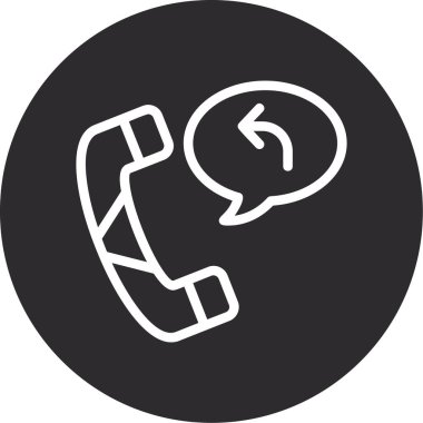 Web ve mobil uygulaması tasarımı, çağrı merkezi logo kavramı için beyaz arka plan üzerinde izole merkezi simge vektör ara