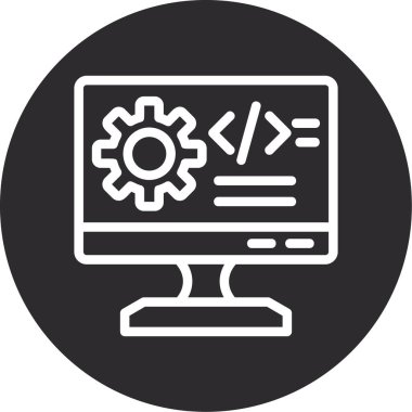 Web simgesi vektör illüstrasyonu