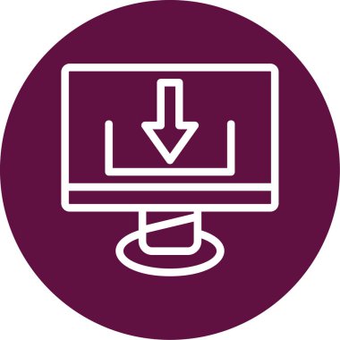 seo modern simgesinin vektör illüstrasyonu