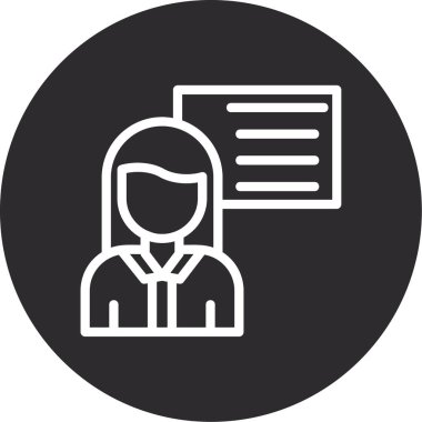 Doktor. Web simgesi basit tasarım