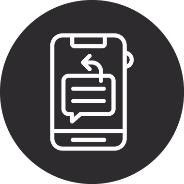 vektör illüstrasyonu, telefon simgesi