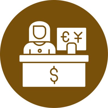 Banka. Web simgesi basit illüstrasyon