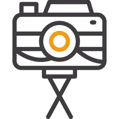 Kamera. Web simgesi basit illüstrasyon