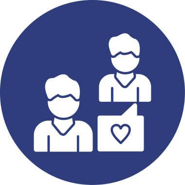 İnsan simgesinin vektör illüstrasyonu