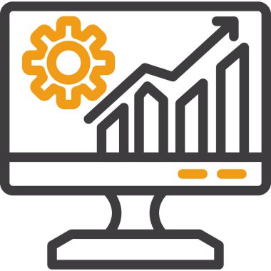 seo modern simgesinin vektör illüstrasyonu