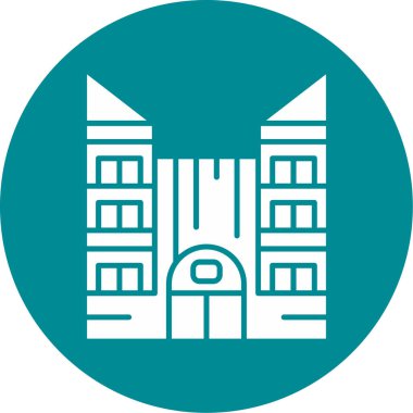 Yapı simgesinin vektör illüstrasyonu