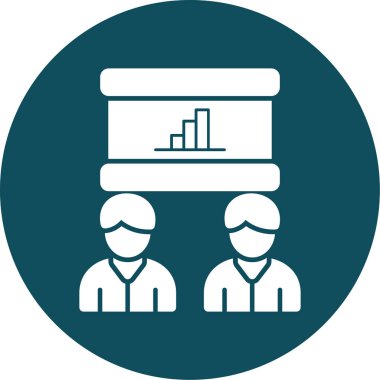 iş ve finans vektör simgesi.