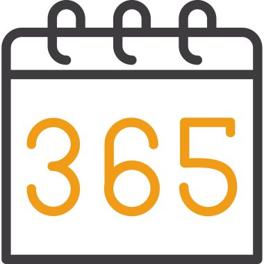 665 takvim simgesi, vektör illüstrasyon tasarımı