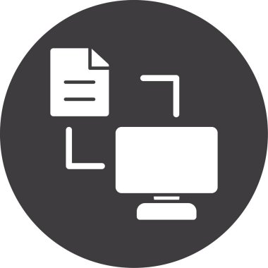 seo modern simgesinin vektör illüstrasyonu