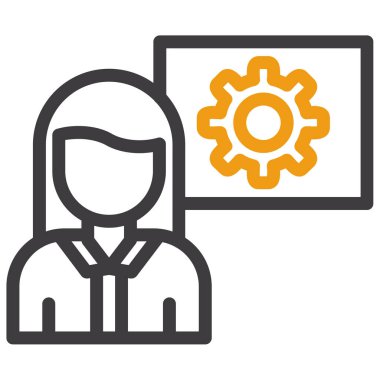 işletme & yönetimi için iş yönetimi dairesi simgesi