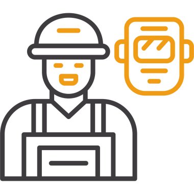 İnşaat işçisi kask ile