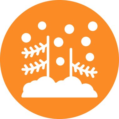 Bir beyzbolun basit vektör simgesi