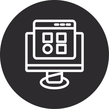 Modern b 'nin vektör illüstrasyonu eksik simgesi