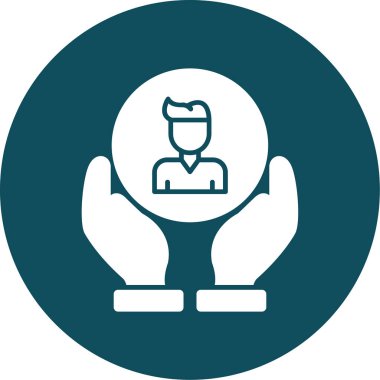 iş adamı simgesi vektör illüstrasyonu