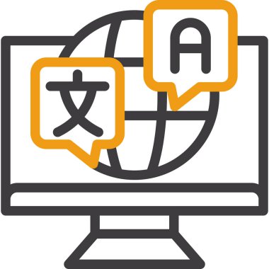 İnternet sohbeti. Web simgesi