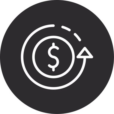 Dolar vektör simgesi tasarımı