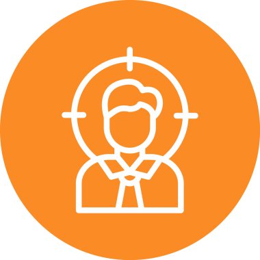 İnsan simgesinin vektör illüstrasyonu