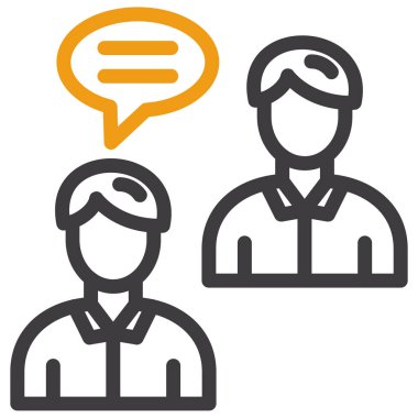 business team vektör çizgisi simgesi, işaret, illüstrasyon, arkaplan