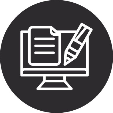 seo modern simgesinin vektör illüstrasyonu