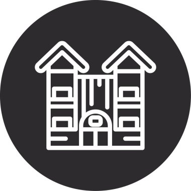 ev simgesi vektör illüstrasyonu