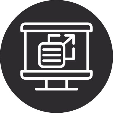 seo modern simgesinin vektör illüstrasyonu