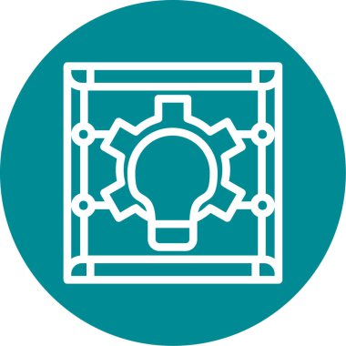 Vektör evrensel simgesi Trendy bakmak.