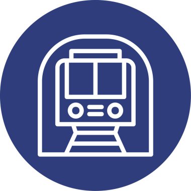 tren simgesi vektör illüstrasyonu