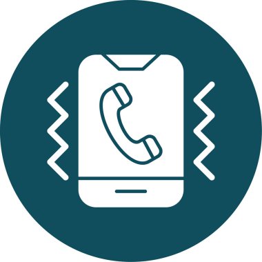 Çağrı. Web simgesi basit illüstrasyon