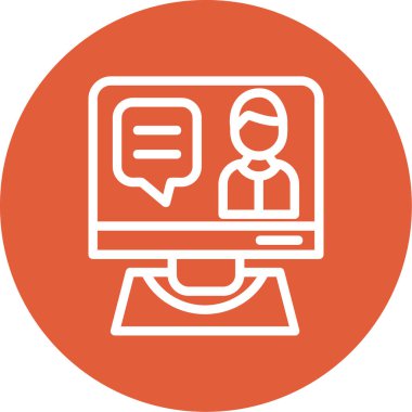 İş simgesinin vektör illüstrasyonu