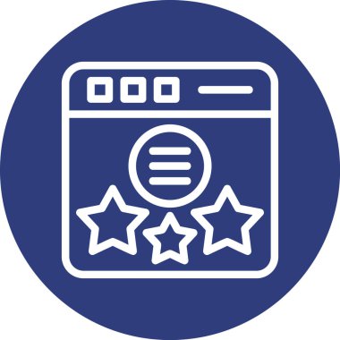 Web simgesi vektör illüstrasyonu