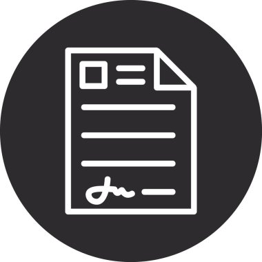 dosya belgesi simgesi, vektör illüstrasyonu