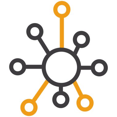 ağ bağlantısı simgesi çizimi