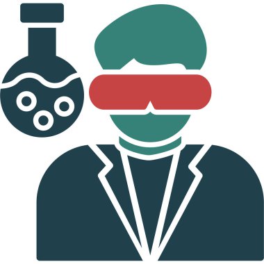 Bir doktorun vektör illüstrasyonu