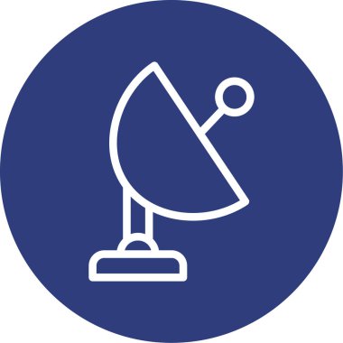 Mavi lamba simgesinin vektör illüstrasyonu