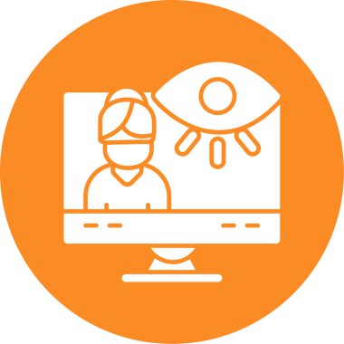 Tıbbi maskeli bir kadının vektör çizimi