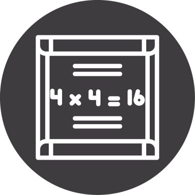 Hesap makinesi matematik simgesi beyaz arkaplanda izole edilmiş. matematik sembolü