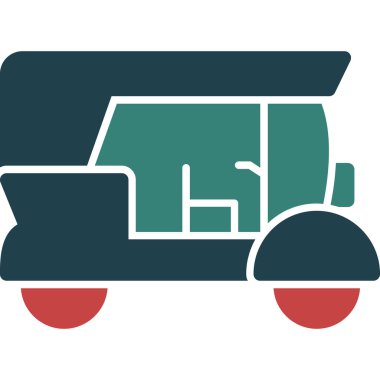 tren simgesi vektör illüstrasyonu